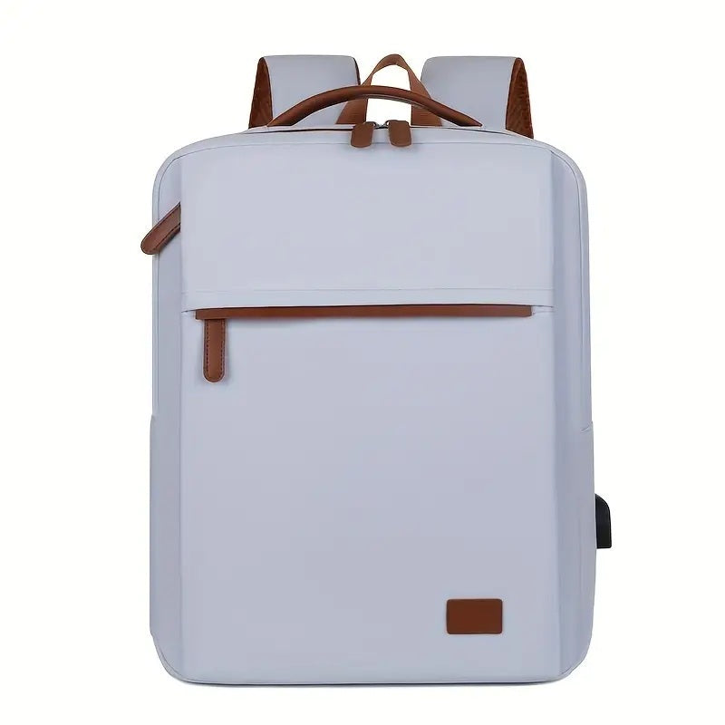 Backpack Oxford Cloth Business Computer Bag With Large Capacity, Strong And Wearable Student School Bag, Solid Color And Versatile Travel Backpack - My Store