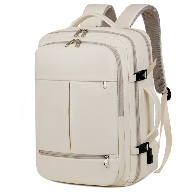Large Capacity Backpack For Women Men Multiple Pockets And Zippers Versatile Computer Bags Business Travel Backpack - My Store