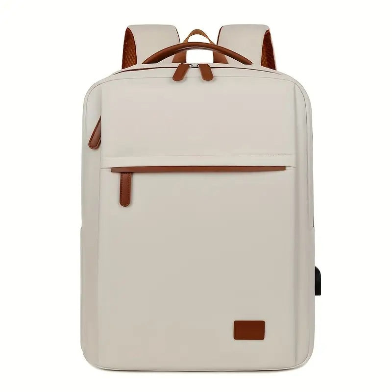 Backpack Oxford Cloth Business Computer Bag With Large Capacity, Strong And Wearable Student School Bag, Solid Color And Versatile Travel Backpack - My Store