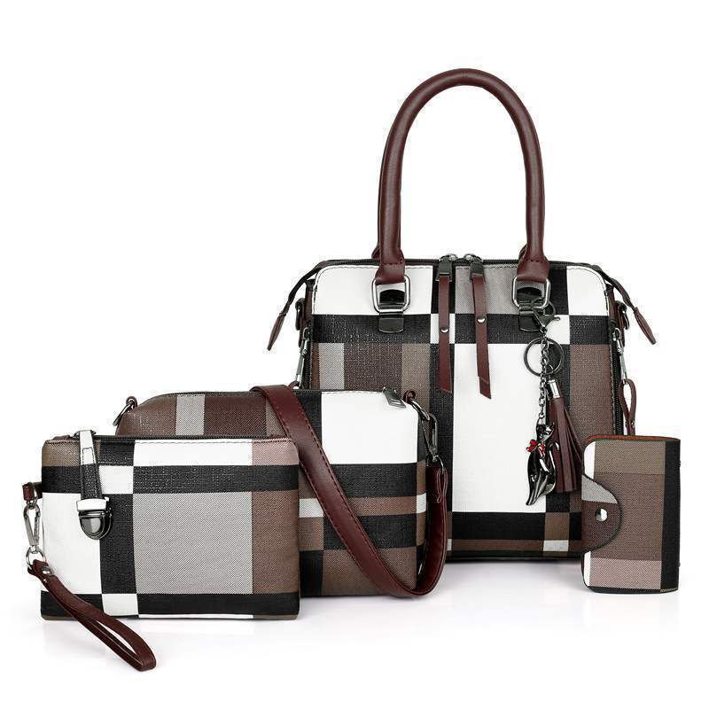 New Luxury Handbags Plaid Women Bags Designer - My Store