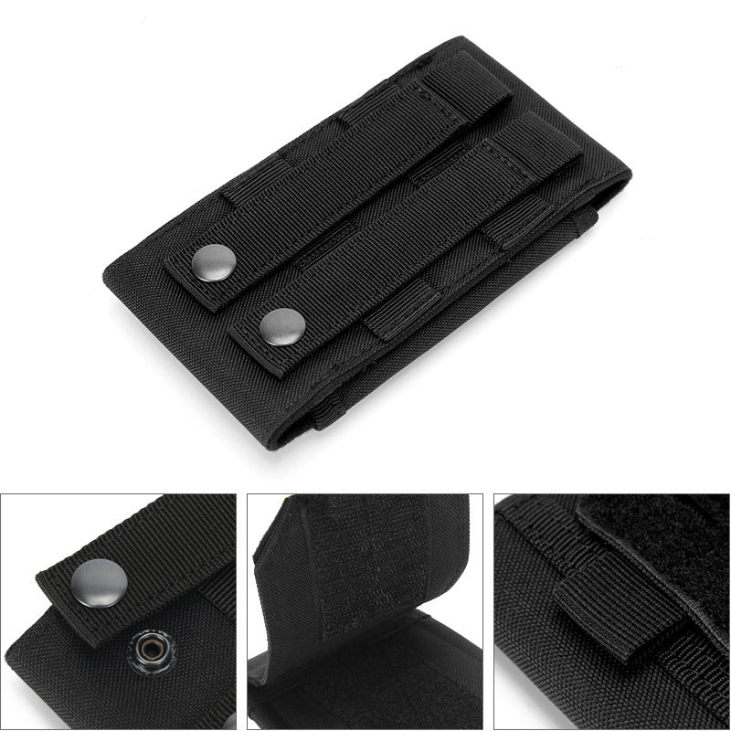 Molle Mobile Phone Bag Waist Bag Men's Sports Running Coin Purse Universal Multifunctional Vertical Belt Portable Wear Belt - My Store