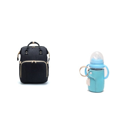USB Charging Version Mommy Bed Backpack Folding Large Capacity Multi-function - My Store