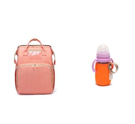 USB Charging Version Mommy Bed Backpack Folding Large Capacity Multi-function - My Store