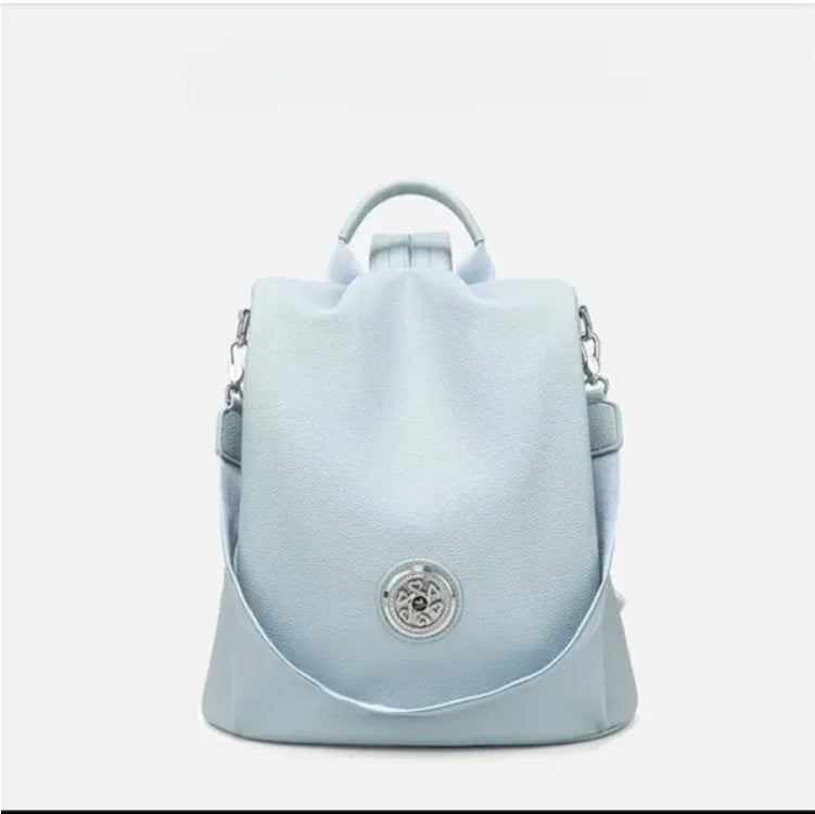 The New Seasonal Series Of Shoulder Bags Haze Blue New Fashion Leisure Ladies Backpack Large Capacity - My Store