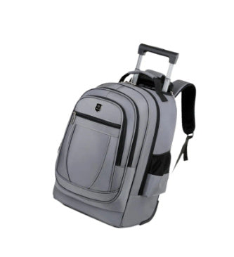 Trolley Backpack Ultra-light Trolley Bag Large Capacity Single-directional Wheel - My Store
