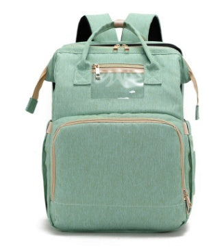 USB Charging Version Mommy Bed Backpack Folding Large Capacity Multi-function - My Store