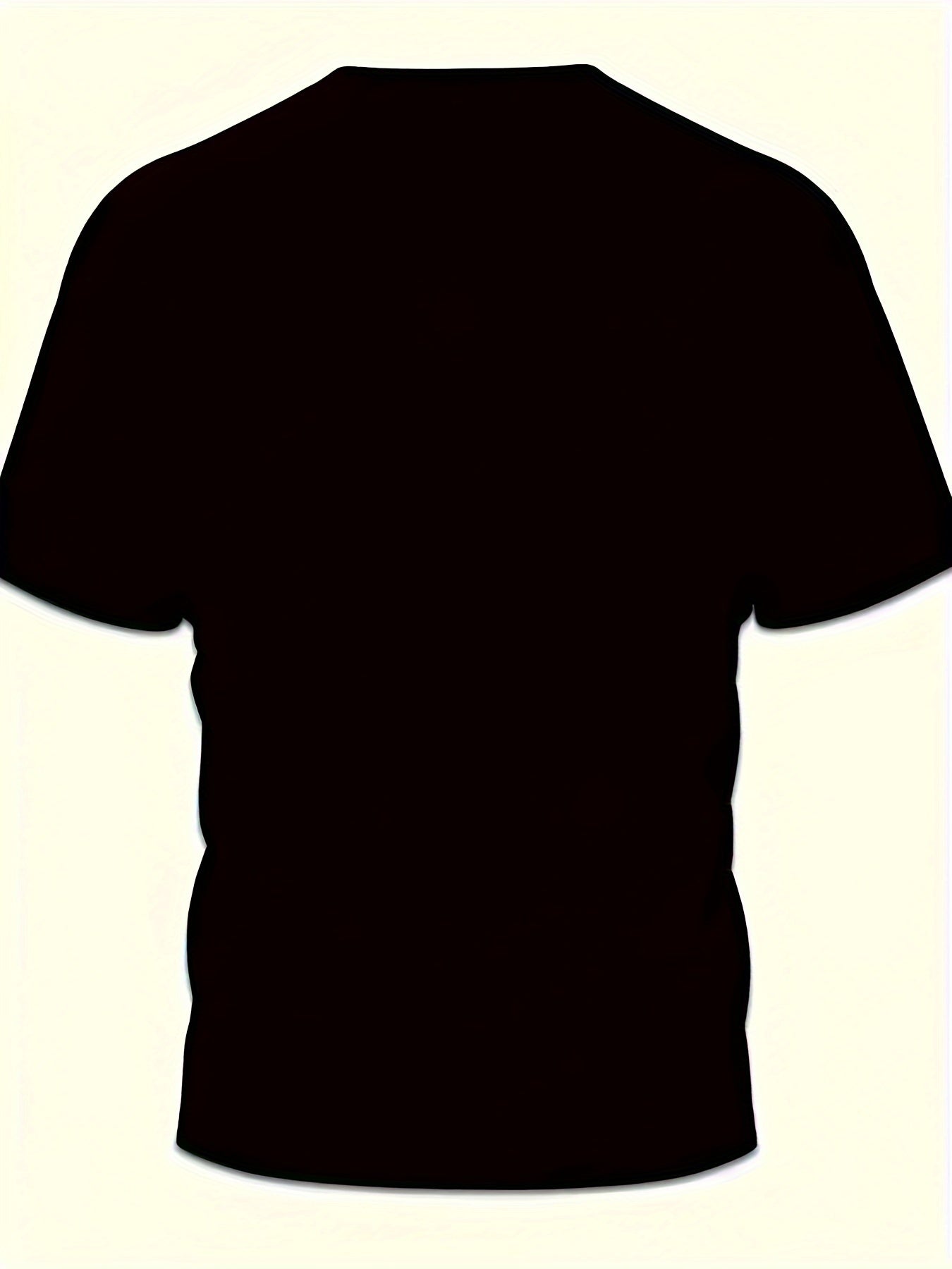 3D Digital Cool Wolf Contrast Color Eye Pattern Round Neck T-shirt, Men's Summer Outdoor Activity Fashion Top - My Store