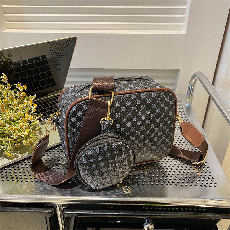 Vintage Pattern Crossbody Bags For Women Shoulder Shell Bag Trend Small Purse And Handbag Luxury Designer Female Square Bag Women's Bag - My Store