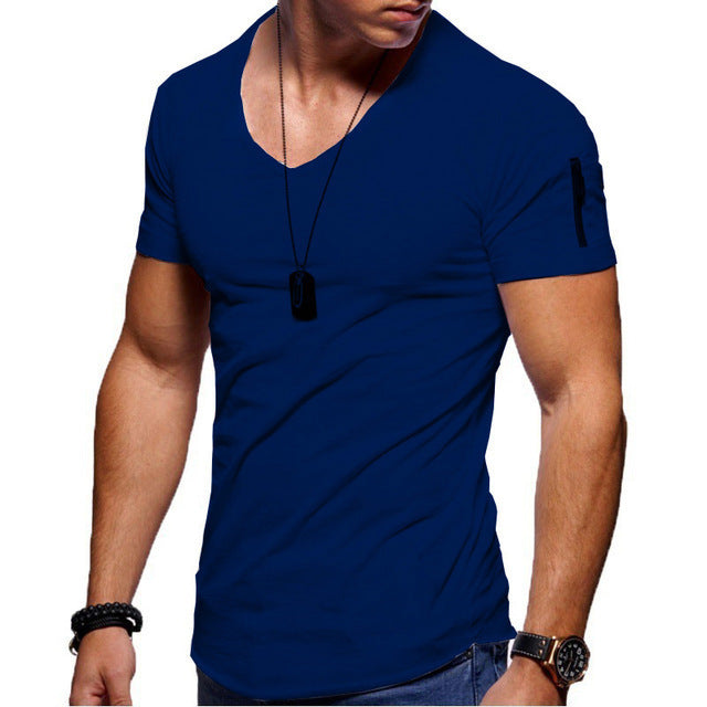 Men's Short Sleeve Cotton Casual T-shirt - My Store