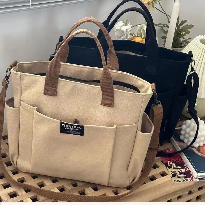 Large Capacity Shoulder Canvas Bag, Commuting Hand Bag - My Store