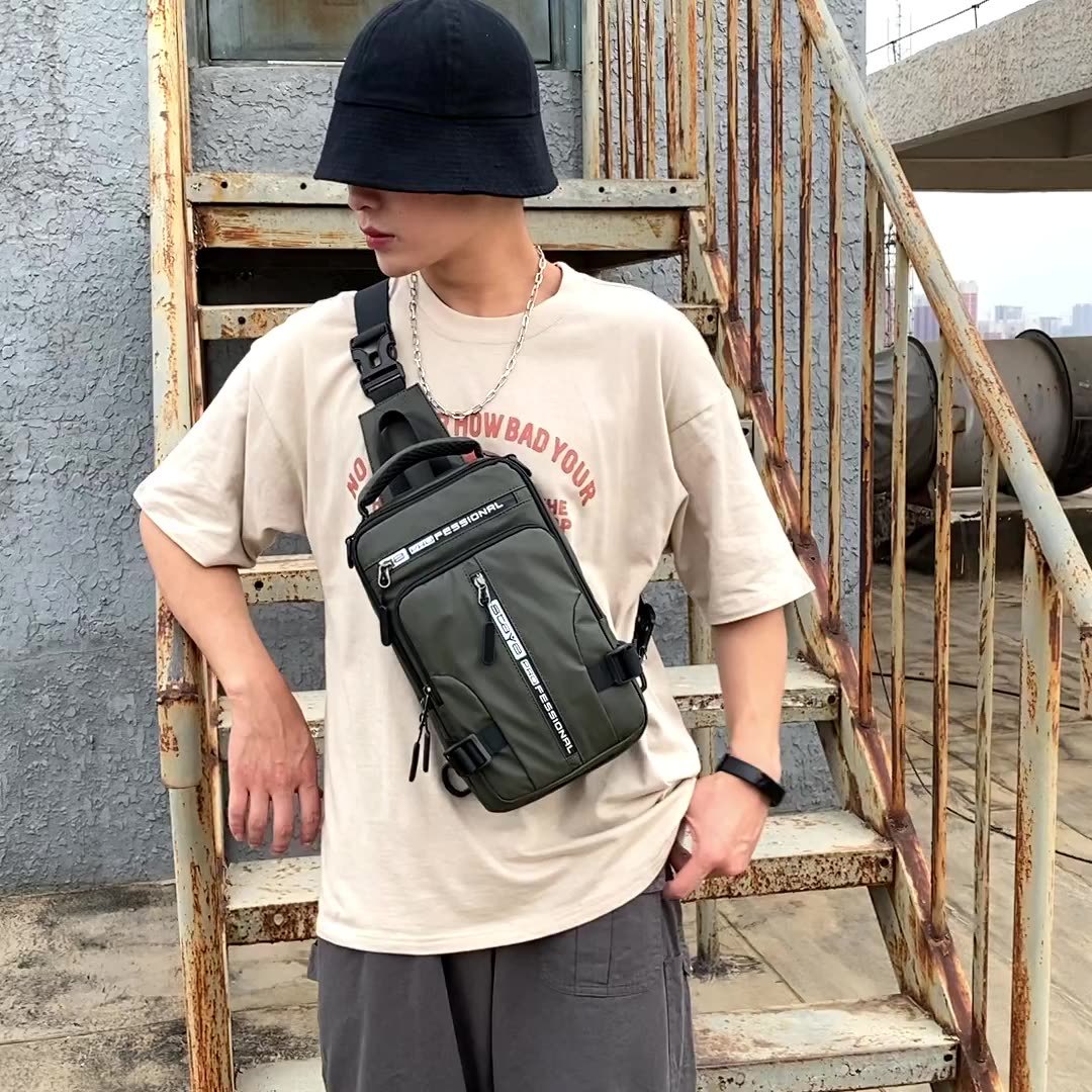 Crossbody Bags Men Multifunctional Backpack Shoulder Chest Bags - My Store