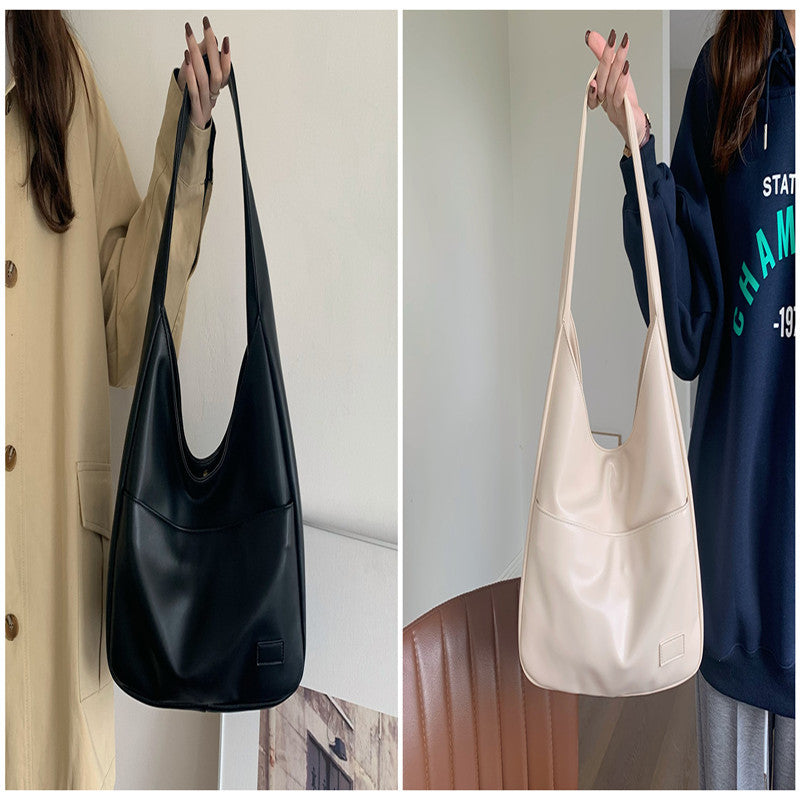 Fashion Tote Bag Large Capacity Casual Shoulder Bag Women's Commuting Handbag College Student - My Store