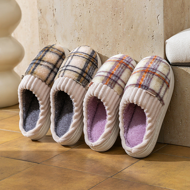Leisure Home Comfortable Soft Cotton Slippers - My Store