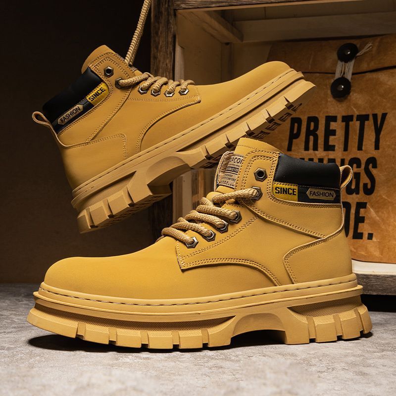 Martin Boots Men Trendy High Top British Working Wear - My Store