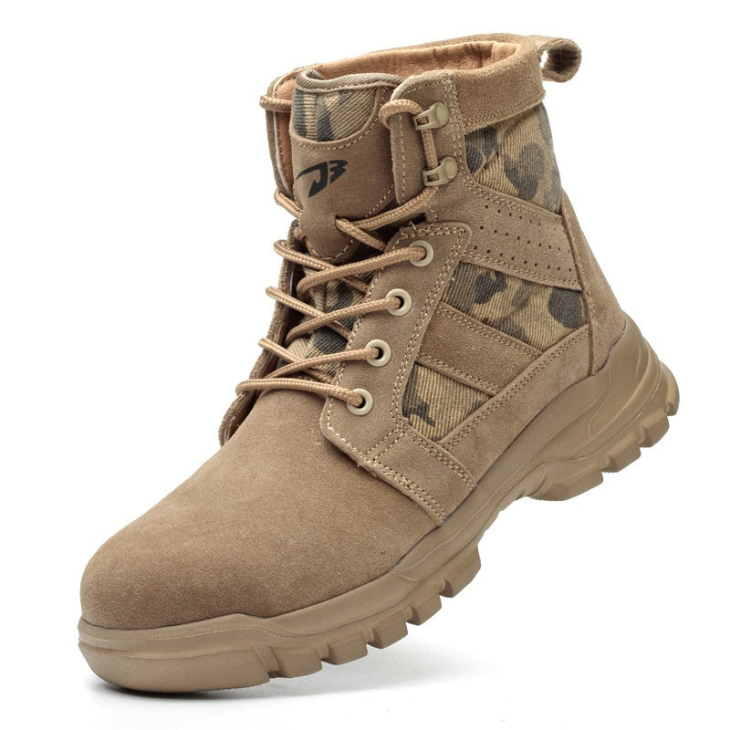 Combat Boots Male High Ankle Safety Shoes - My Store