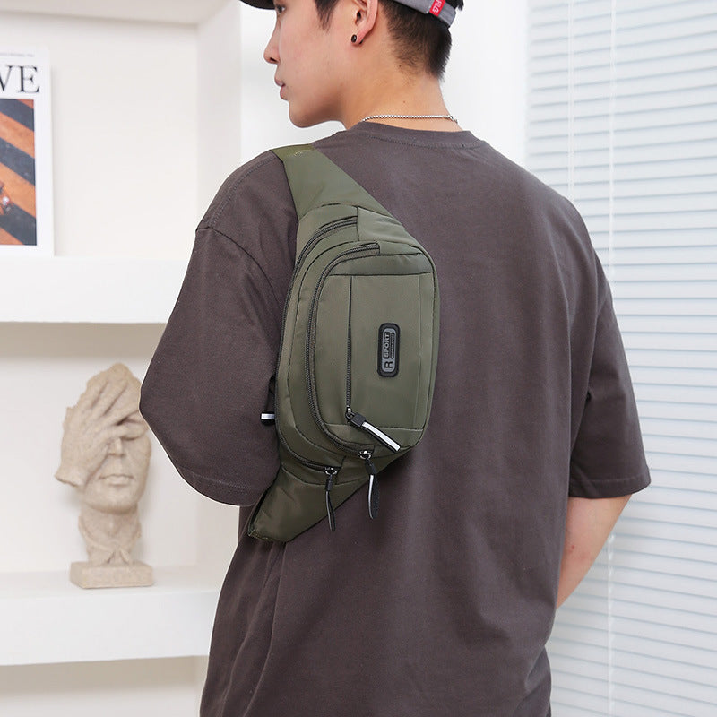 Men's Multifunctional Waist Bag Wear-resistant Waterproof Crossbody Bags - My Store