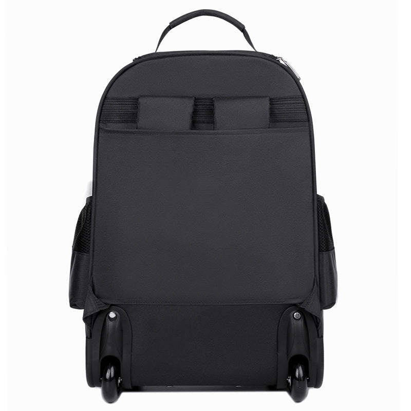 Trolley Backpack Ultra-light Trolley Bag Large Capacity Single-directional Wheel - My Store
