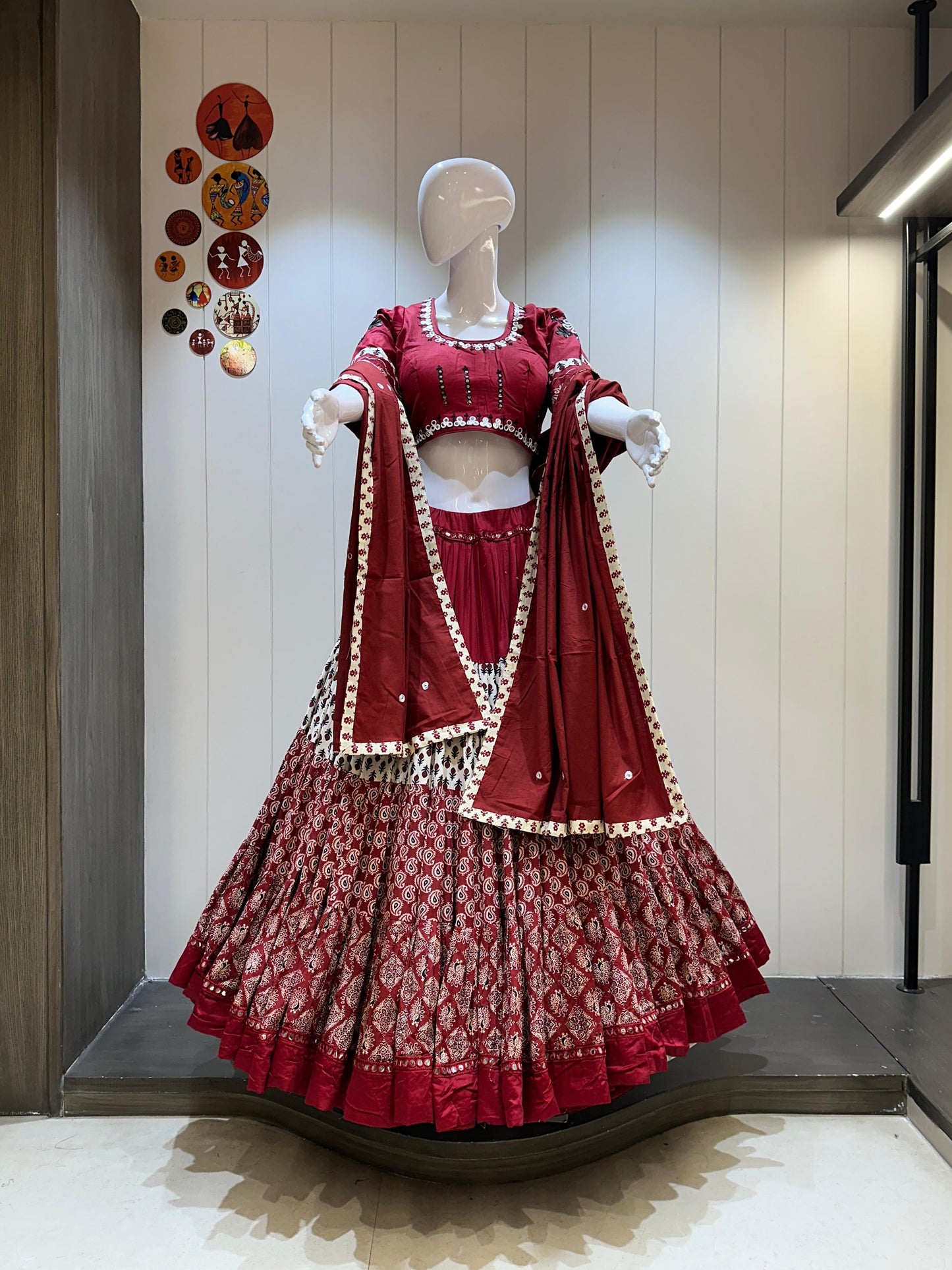 MADHURI - Jaam cotton and Camric cotton Chaniya choli - My Store