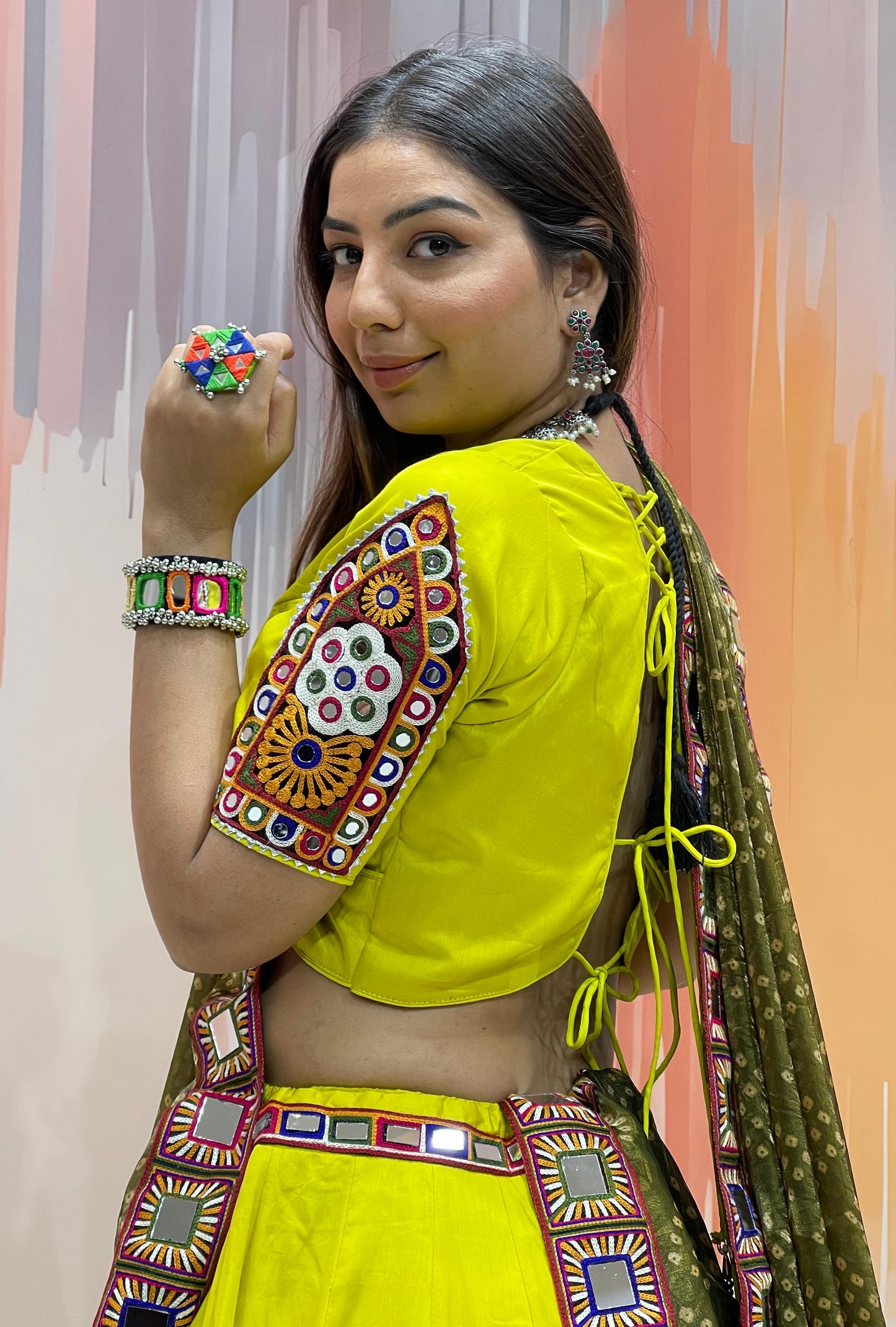 MORNI 1 - JAM SATIN Silk Chaniya choli - My Store