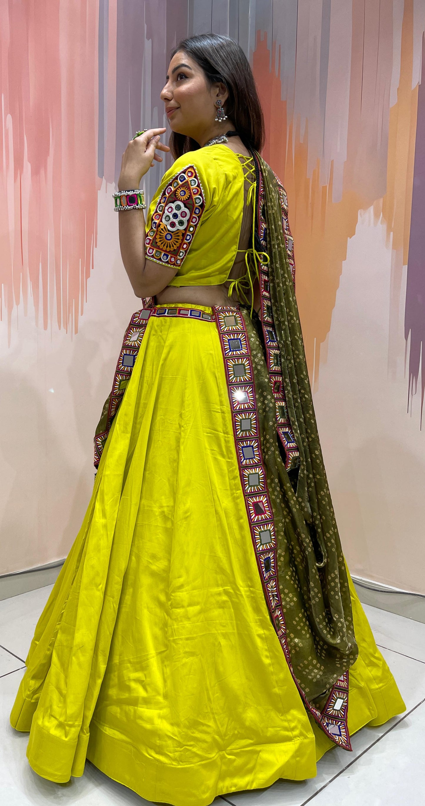 MORNI 1 - JAM SATIN Silk Chaniya choli - My Store