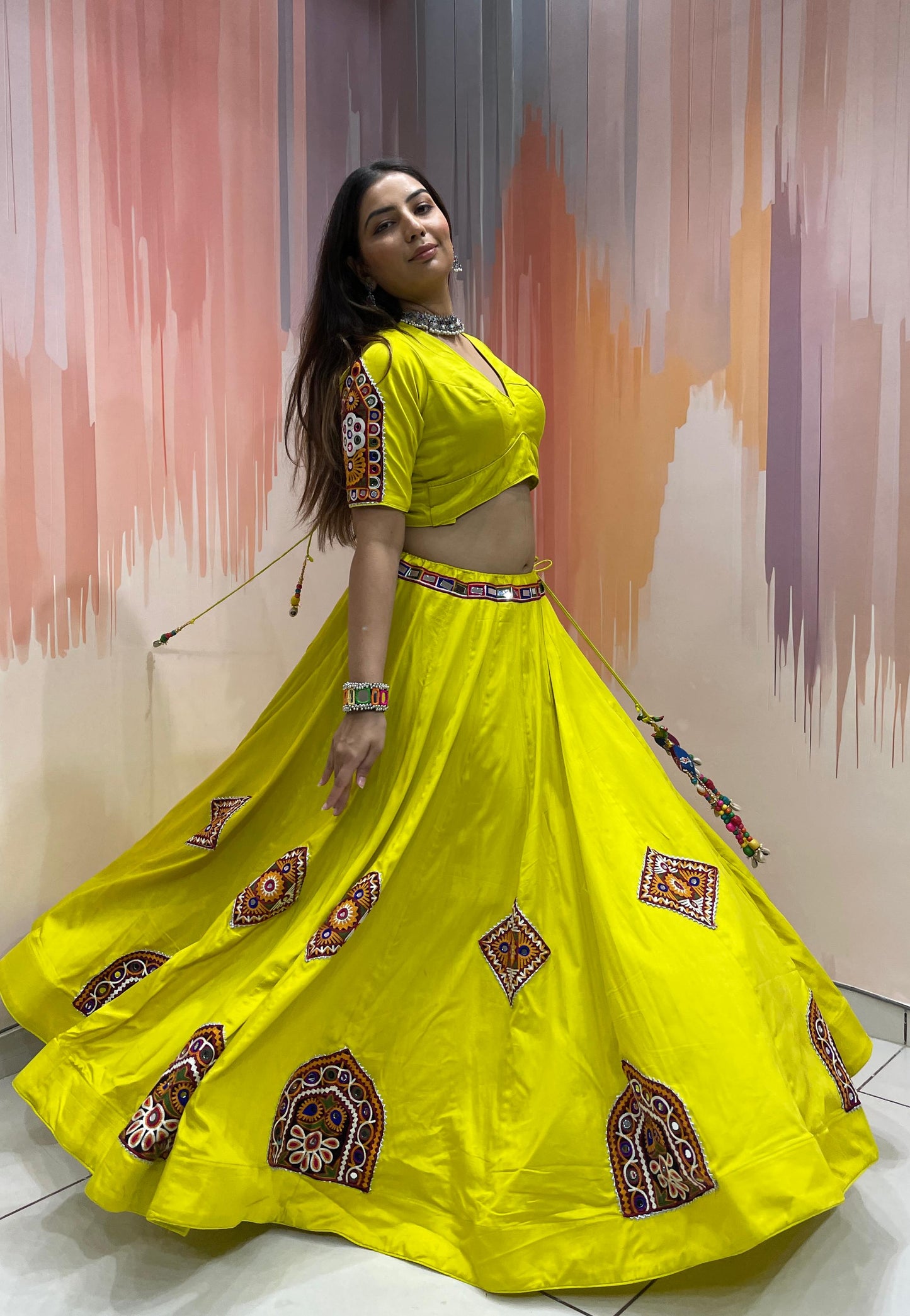 MORNI 1 - JAM SATIN Silk Chaniya choli - My Store