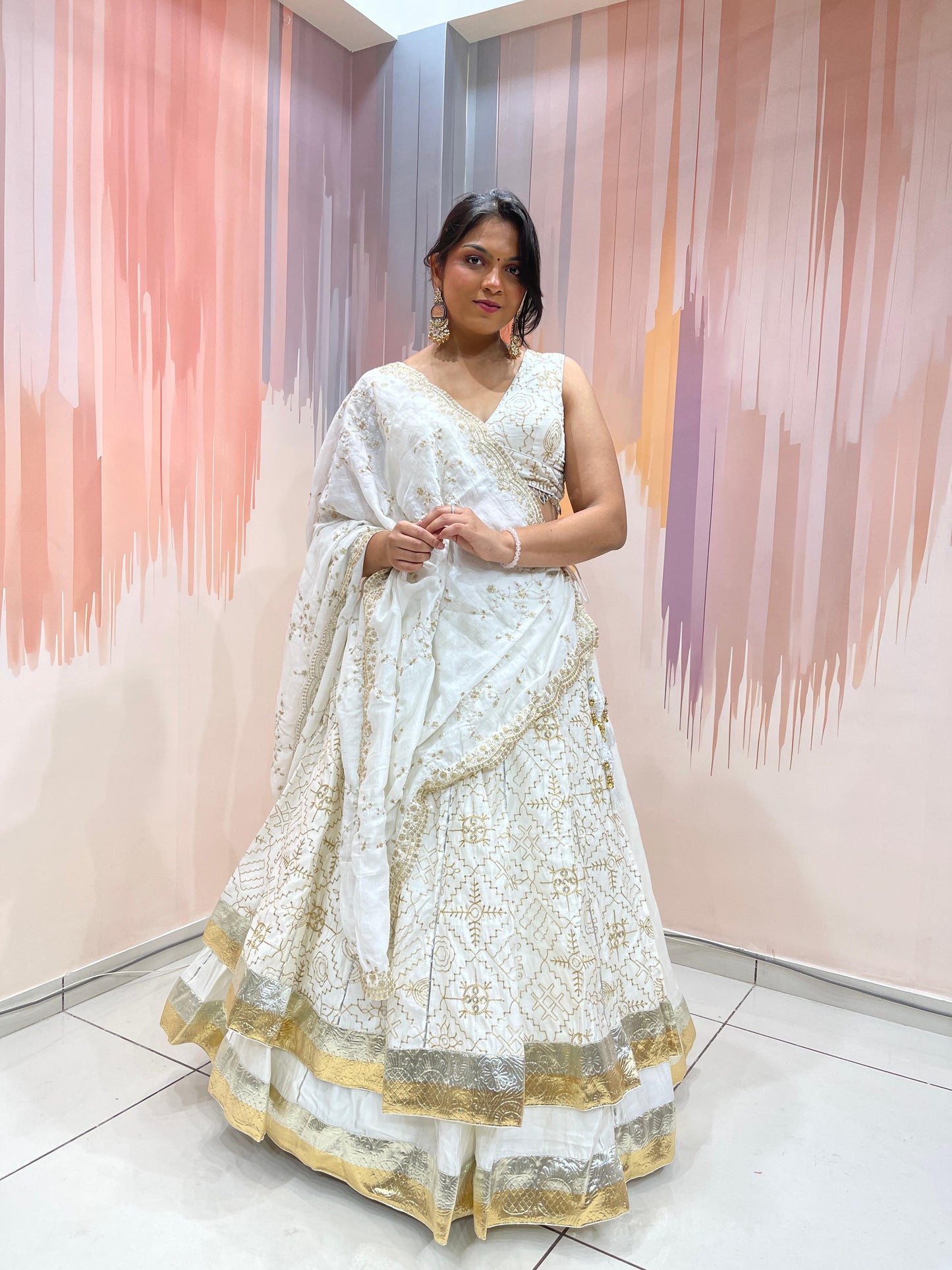 ISHQ VOL - 1 - Simple & Sober Embroidered Vintage Chaniya Choli - My Store