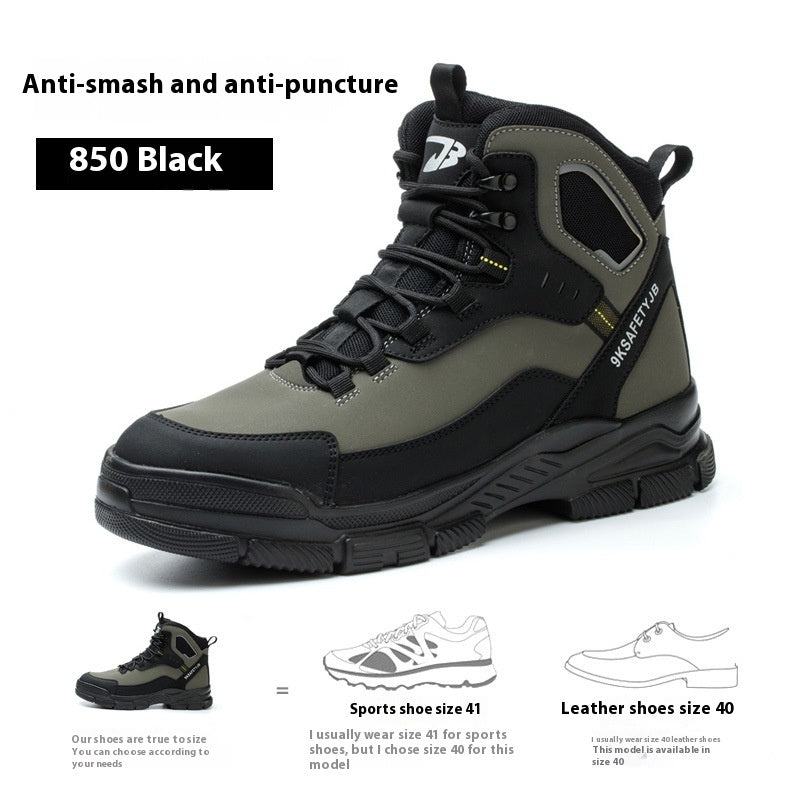 Combat Boots Male High Ankle Safety Shoes - My Store