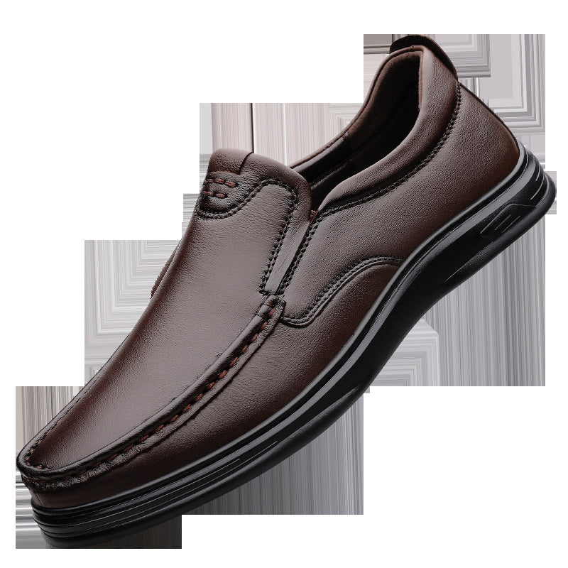 Outdoor Men's Breathable One Pedal Leather Shoes - My Store