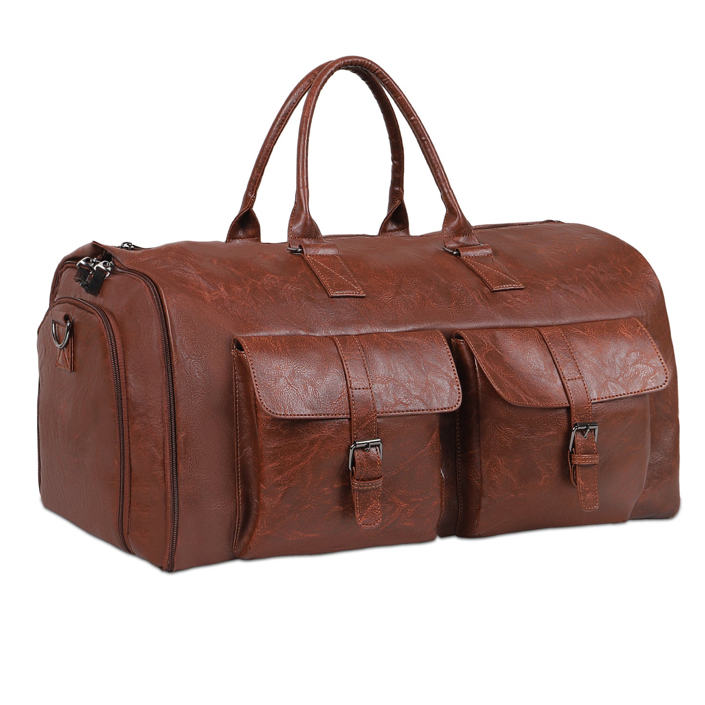 Large Capacity Men's Leather Suit Storage Bag - My Store