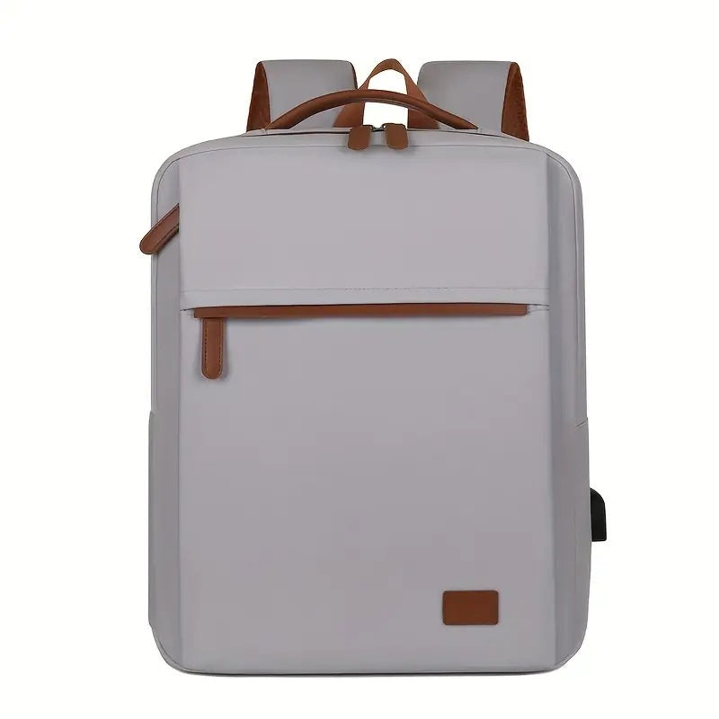 Backpack Oxford Cloth Business Computer Bag With Large Capacity, Strong And Wearable Student School Bag, Solid Color And Versatile Travel Backpack - My Store