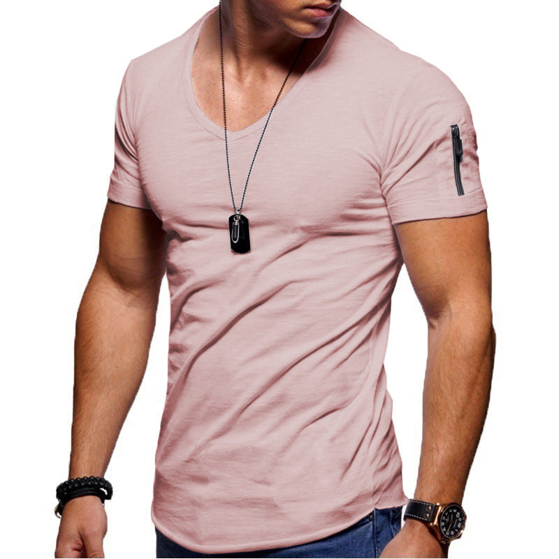 Men's Short Sleeve Cotton Casual T-shirt - My Store