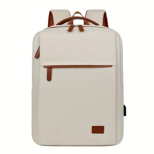 Backpack Oxford Cloth Business Computer Bag With Large Capacity, Strong And Wearable Student School Bag, Solid Color And Versatile Travel Backpack - My Store