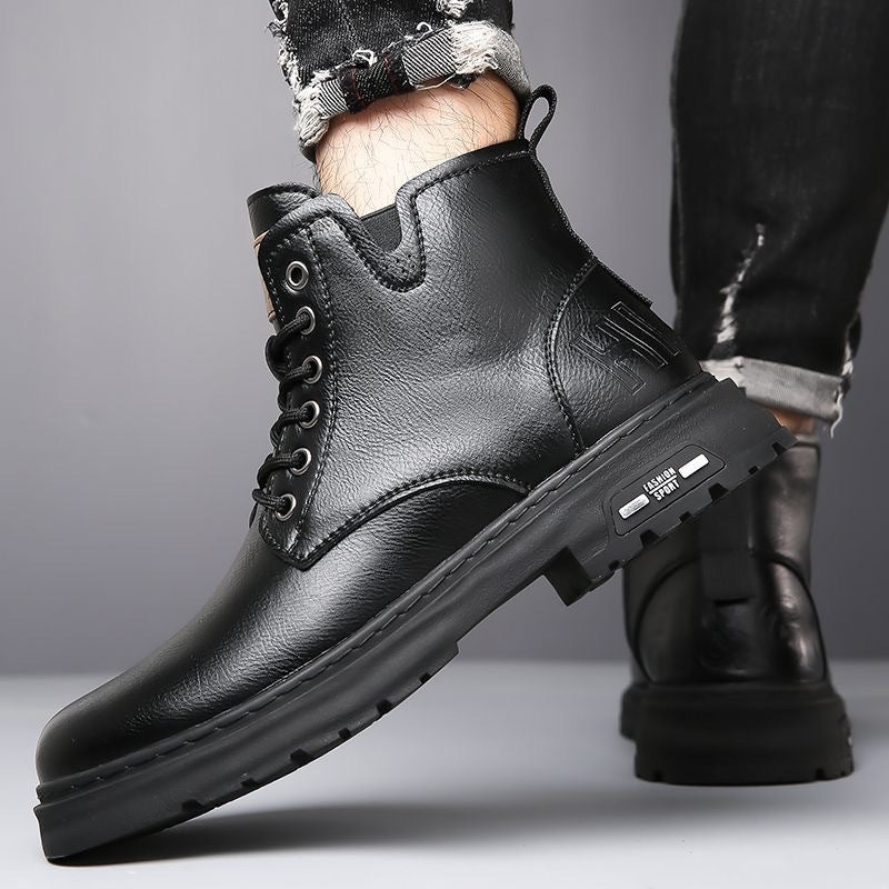 British Martin Boots Thick Bottom Outdoor Hiking Workwear Men - My Store