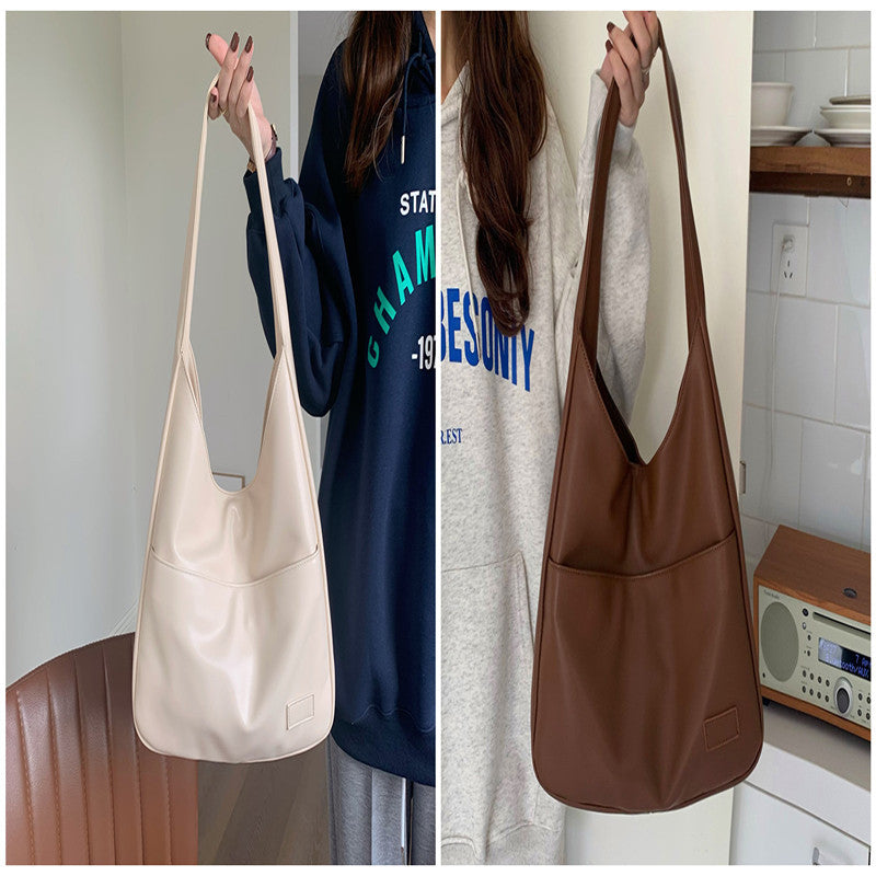 Fashion Tote Bag Large Capacity Casual Shoulder Bag Women's Commuting Handbag College Student - My Store