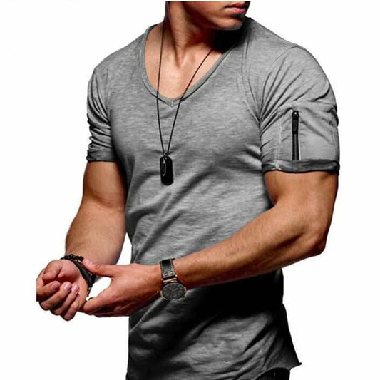 Men's Short Sleeve Cotton Casual T-shirt - My Store