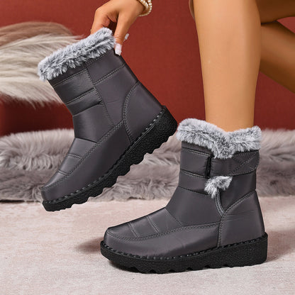 Women's Snow Boots Plus Size Wear-resistant Comfortable Warm Boots - My Store