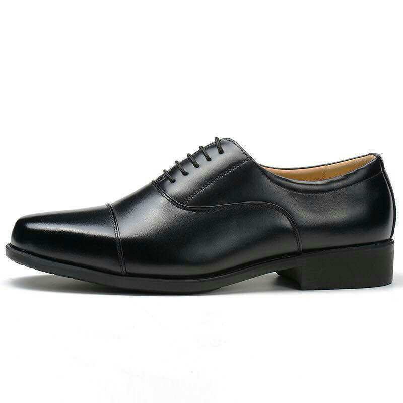 Mesh Three Connector Business Casual Leather Shoes - My Store