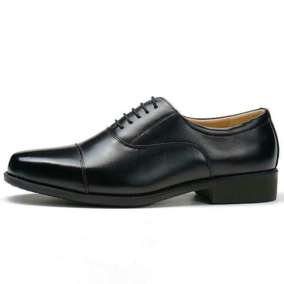 Mesh Three Connector Business Casual Leather Shoes - My Store