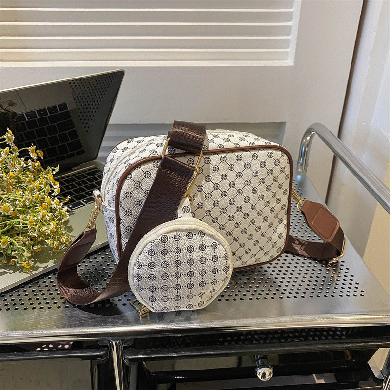 Vintage Pattern Crossbody Bags For Women Shoulder Shell Bag Trend Small Purse And Handbag Luxury Designer Female Square Bag Women's Bag - My Store