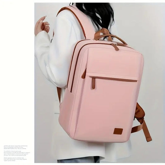 Backpack Oxford Cloth Business Computer Bag With Large Capacity, Strong And Wearable Student School Bag, Solid Color And Versatile Travel Backpack - My Store