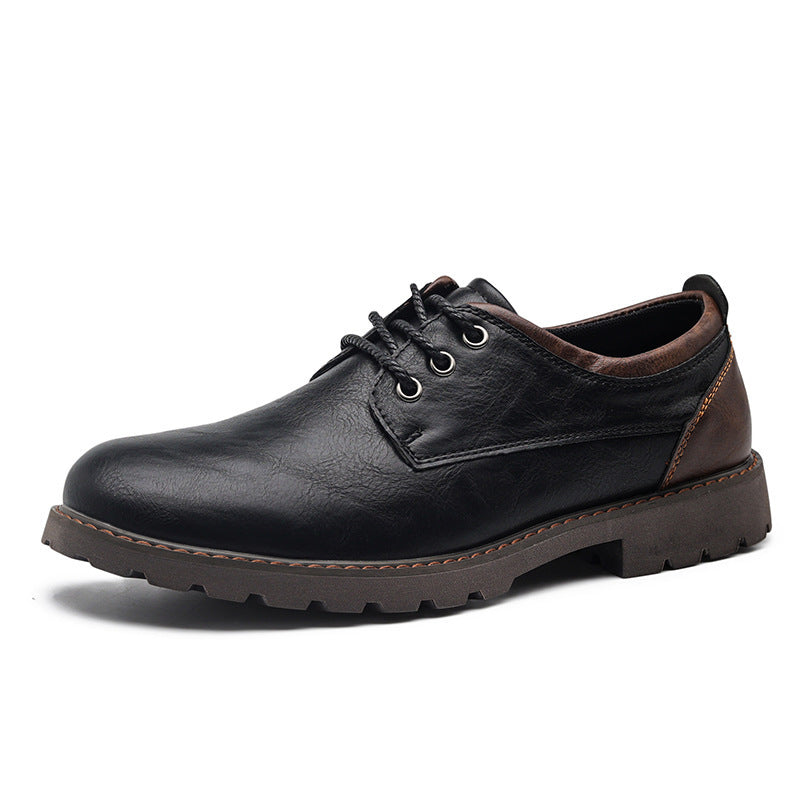 British Style Retro Casual Leather Shoes Men's Casual - My Store