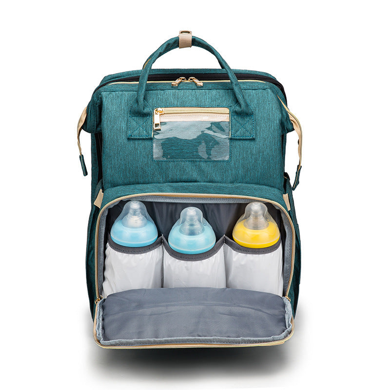 USB Charging Version Mommy Bed Backpack Folding Large Capacity Multi-function - My Store
