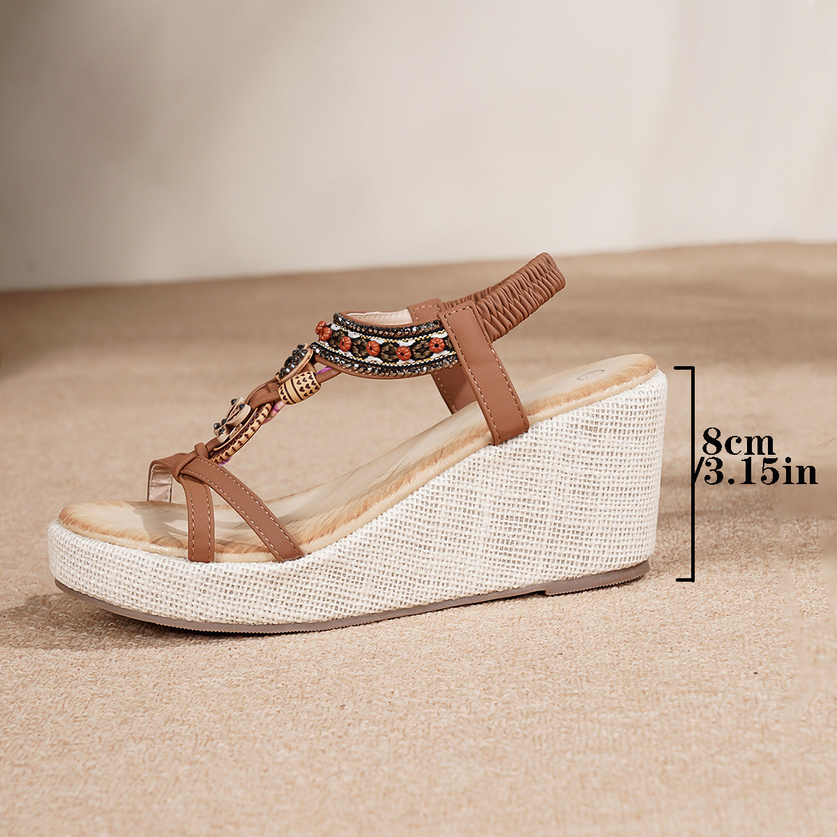 Casual Versatile Beach Wedge Sandals For Outerwear - My Store