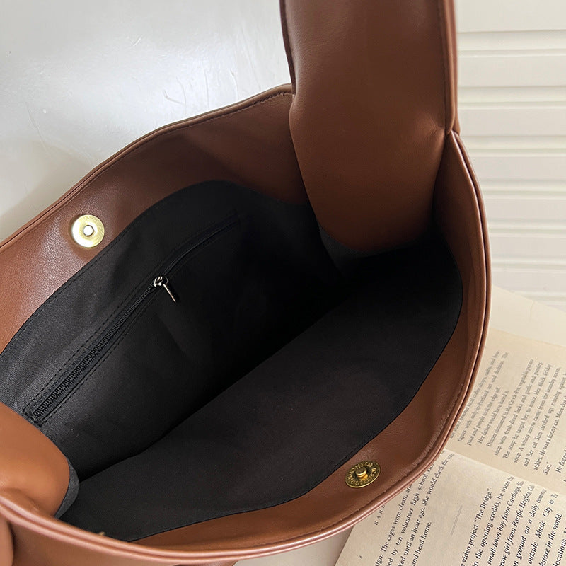 Fashion Tote Bag Large Capacity Casual Shoulder Bag Women's Commuting Handbag College Student - My Store