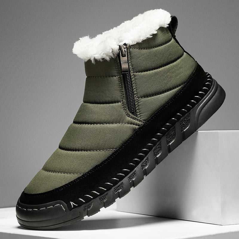 Plus Size Snow Boots Men's Outdoor Thickened Warm - My Store