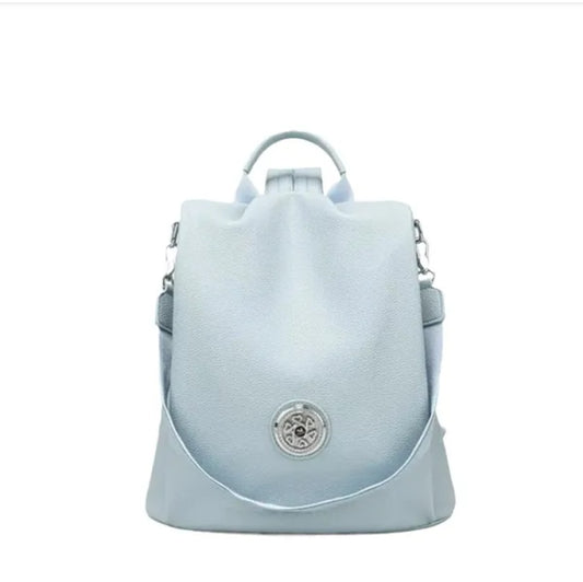 The New Seasonal Series Of Shoulder Bags Haze Blue New Fashion Leisure Ladies Backpack Large Capacity - My Store