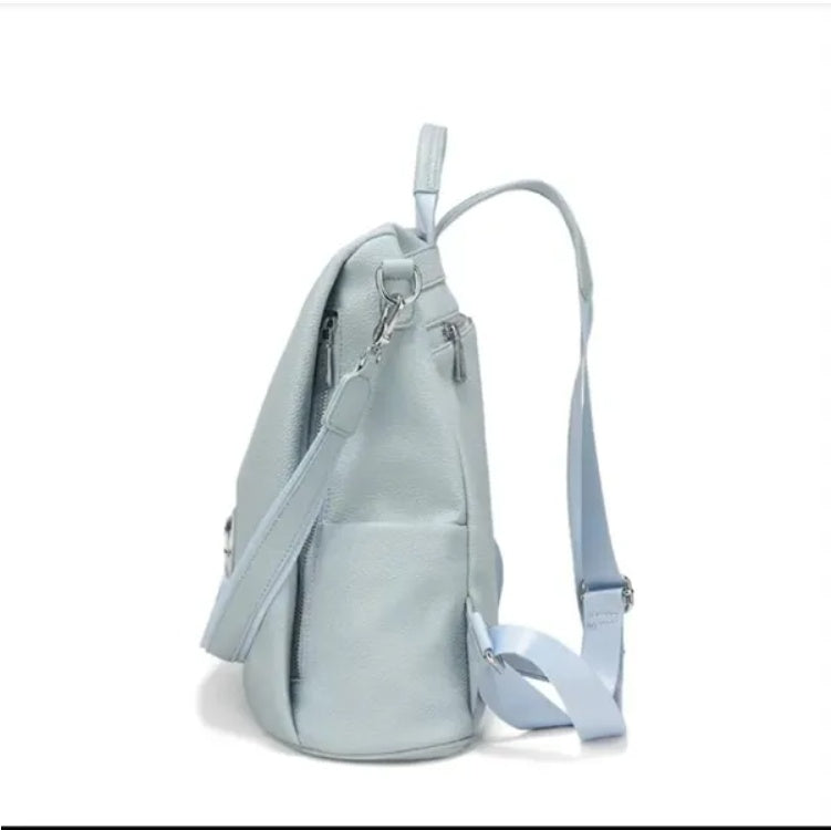 The New Seasonal Series Of Shoulder Bags Haze Blue New Fashion Leisure Ladies Backpack Large Capacity - My Store