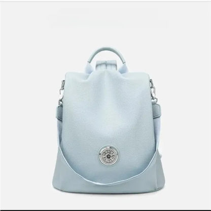 The New Seasonal Series Of Shoulder Bags Haze Blue New Fashion Leisure Ladies Backpack Large Capacity - My Store