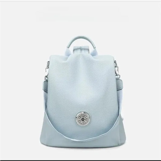 The New Seasonal Series Of Shoulder Bags Haze Blue New Fashion Leisure Ladies Backpack Large Capacity - My Store