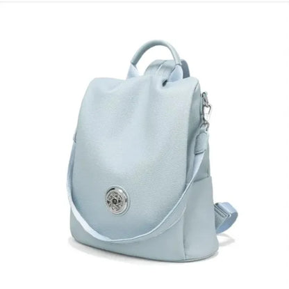The New Seasonal Series Of Shoulder Bags Haze Blue New Fashion Leisure Ladies Backpack Large Capacity - My Store